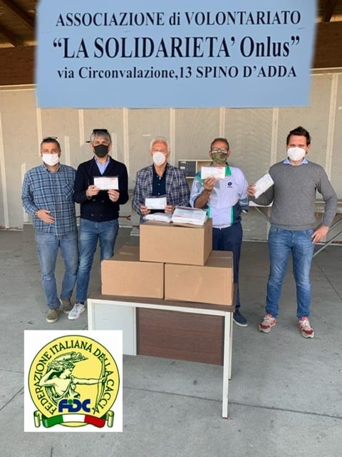 Federcaccia dona mille mascherine