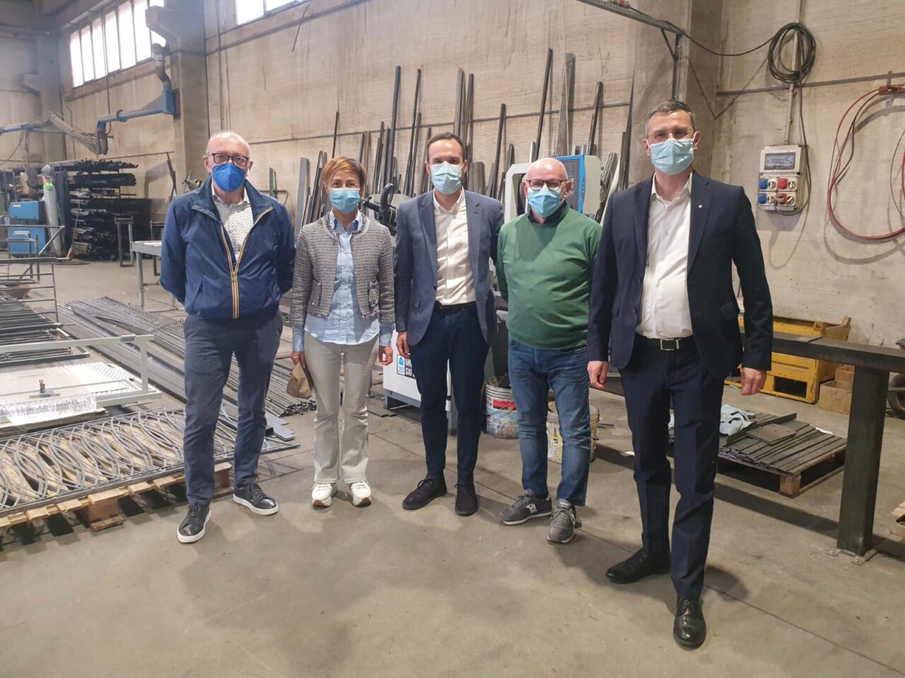 Romano di Lombardia: Malanchini e Mazzoleni visitano le aziende del territorio