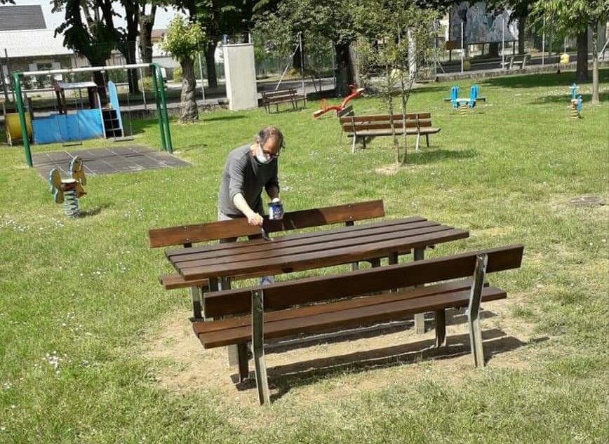 Restyling del parco del centro sportivo