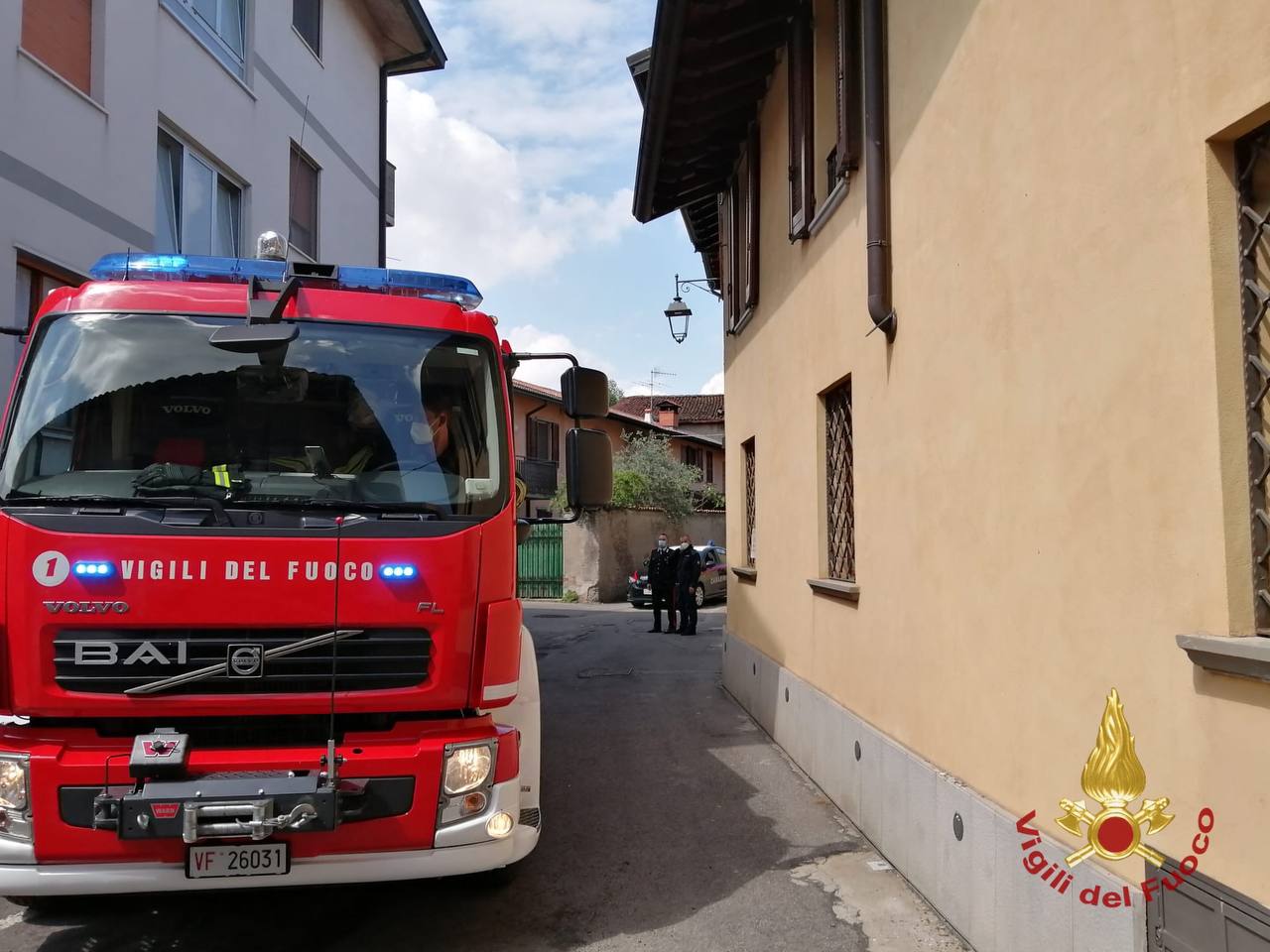 Principio d’incendio in cucina, arrivano i Vigili del fuoco