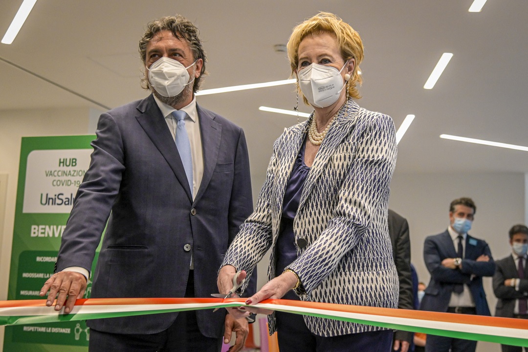 Entra in servizio il primo hub vaccinale aziendale da mille dosi al giorno