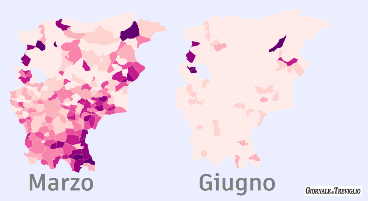 Sono 135  i Comuni bergamaschi “Covid-free” da una settimana