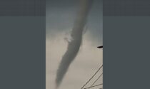 Il video del tornado che travolge Lurano