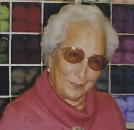 Addio a Meri Biava, la “signora delle lane”