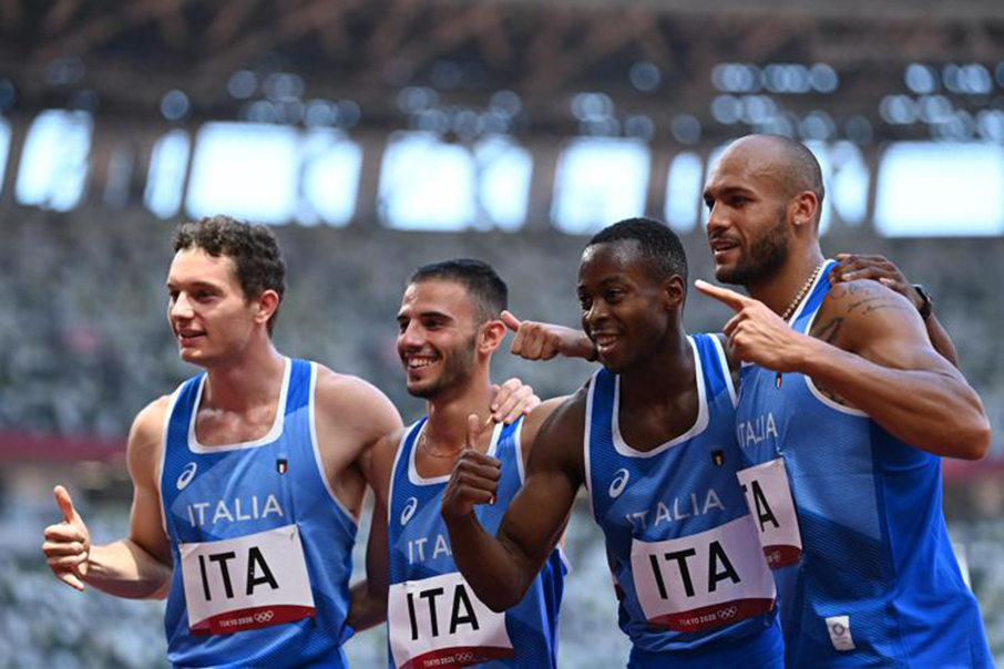 Staffetta azzurra magica, oro olimpico nella 4×100 maschile
