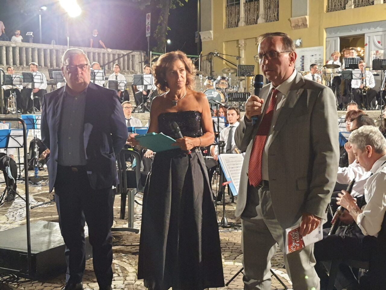 Franco Riz (fondazione Bcc), Daniela Invernizzi e Giovanni Grazioli