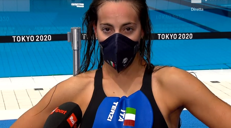 Giulia Terzi centra la quinta medaglia, è bronzo nei 50 metri farfalla