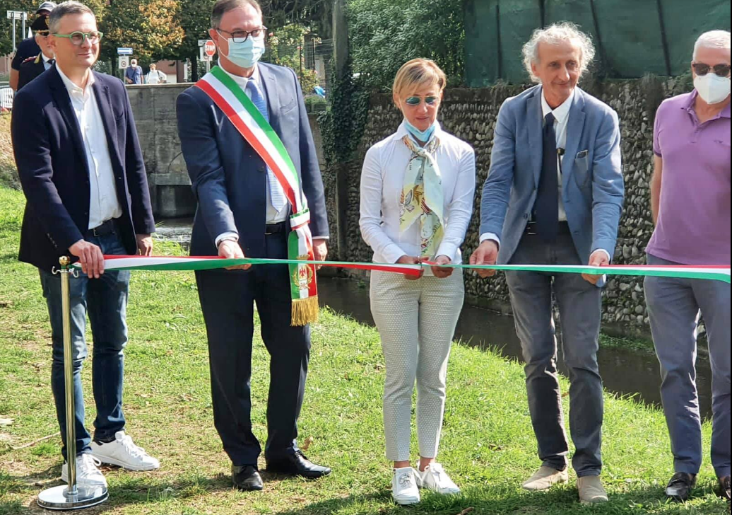 Inaugurazione della Roggia Martinenga: torna l’acqua nel vallo