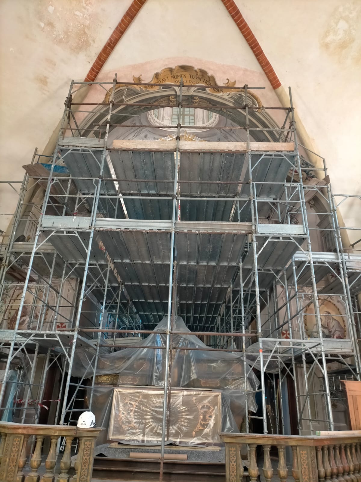 Caravaggio restauro chiesa di San Bernardino