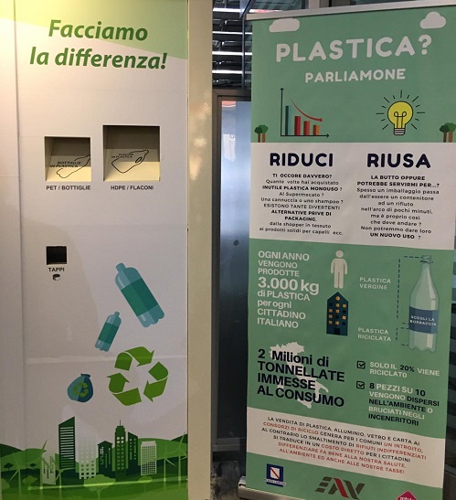 Dotare il paese di eco-compattatori