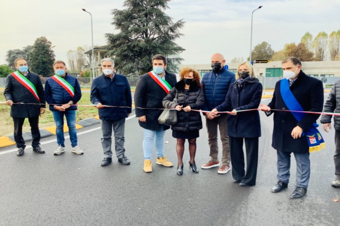 Inaugurata la nuova rotatoria sulla Bergamina