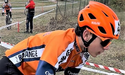 Mattia Arnoldi della Sc Romanese Cycling Team vittorioso a Solignano di Castelvetro