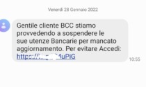 "Gentile utente Bcc... ": attenzione al messaggio sms, è phishing