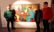 Un quadro di Arturo Mauro in dono al Municipio