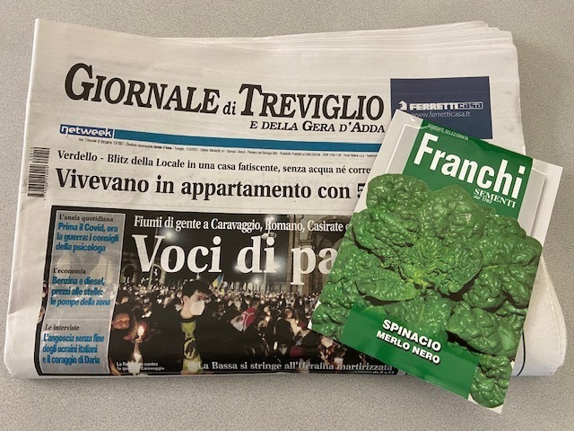 Il Giornale vi aspetta in edicola con la cronaca della settimana e la terza busta di semi in regalo