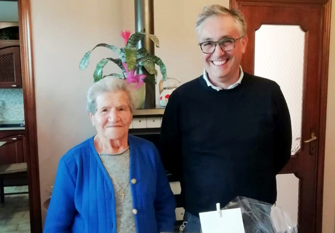 Nonna Maria Caterina è la decana del paese