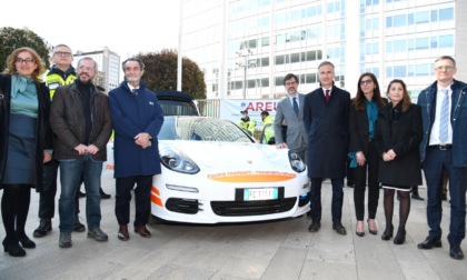 Porsche Panamera sequestrata dal Tribunale consegnata ad Areu per il trasporto degli organi