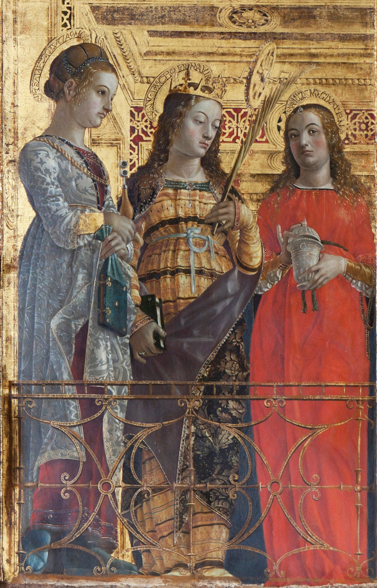 Santa Lucia, Santa Caterina d’Alessandria e Santa Maria Maddalena