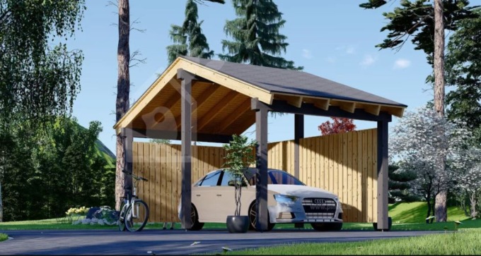 Costruire un carport in legno: vantaggi, idee e permessi