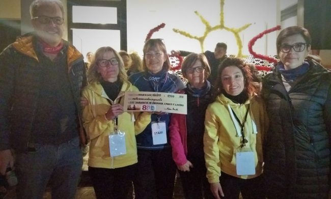Questa sera tutti in cammino contro il cancro per sostenere l’Oncologia di Zingonia