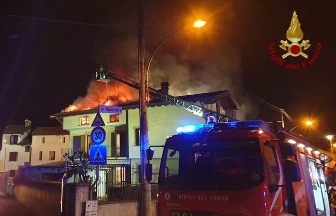 Incendio Palosco