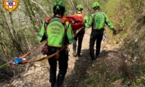 Sedicenne bergamasco cade in mountain bike, arriva il Soccorso alpino