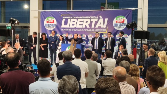 Silvio Berlusconi a Treviglio per la convention di Forza Italia