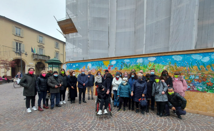 Le opere dei ragazzi di “Ci sono anch’io” esposte al Centro commerciale