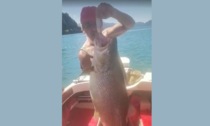 Pesca da record nel lago d'Iseo: una trota da venti chili