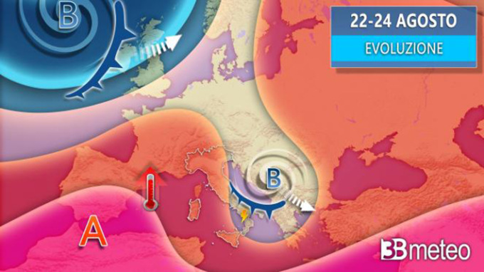Domenica con meteo stabile, tornano i rovesci da inizio settimana