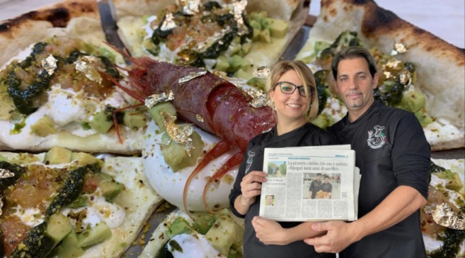 Ecco la pizza Stellata di “Attilio 3.0”