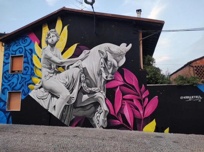 Il paese cambia volto con l’arte sui muri