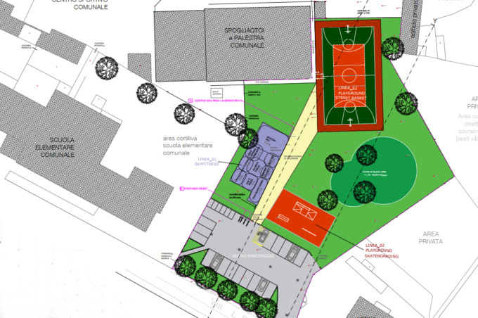 Area sport outdoor, approvato il progetto esecutivo