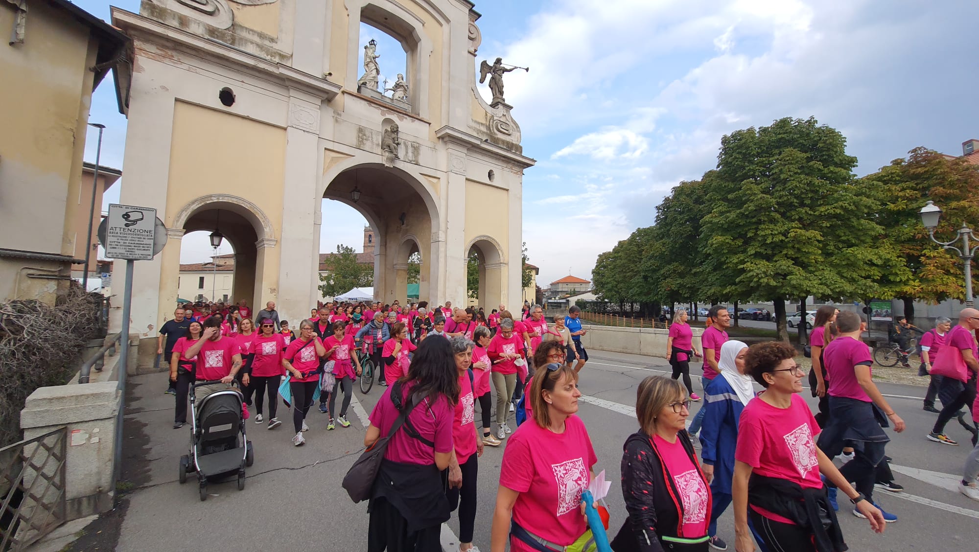 Amici di Gabri - Caravaggio cammina in rosa (2)