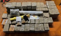 Arrestato narcotrafficante bergamasco: in garage 76 chili di hashish