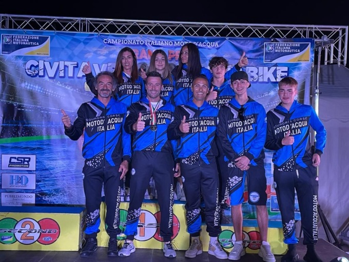 Michele Cadei campione italiano di moto d’acqua per l’ottava volta