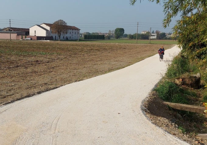 Via Pagazzano più sicura con la nuova pista ciclopedonale di via Ganassina