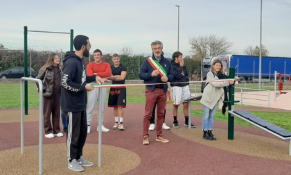 Un paese a dimensione sportiva: a Calcio s'inaugura l'area fitness