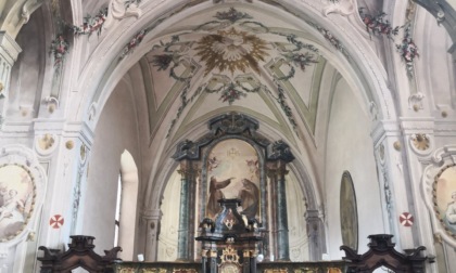 San Bernardino, inaugurati gli affreschi restaurati dei Fratelli Galliari