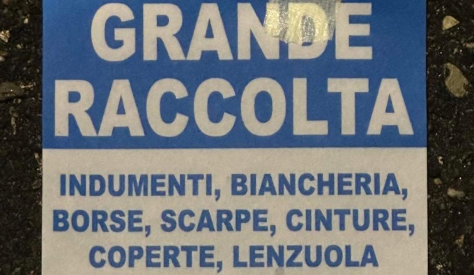 È allarme per la raccolta abiti non autorizzata