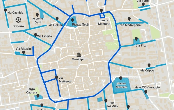 Treviglio, da febbraio 400 parcheggi diventano a pagamento lungo la raggiera della circonvallazione interna