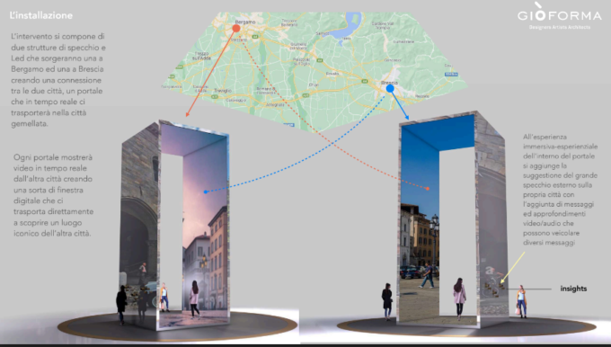 Due Stargate per collegare virtualmente Bergamo e Brescia