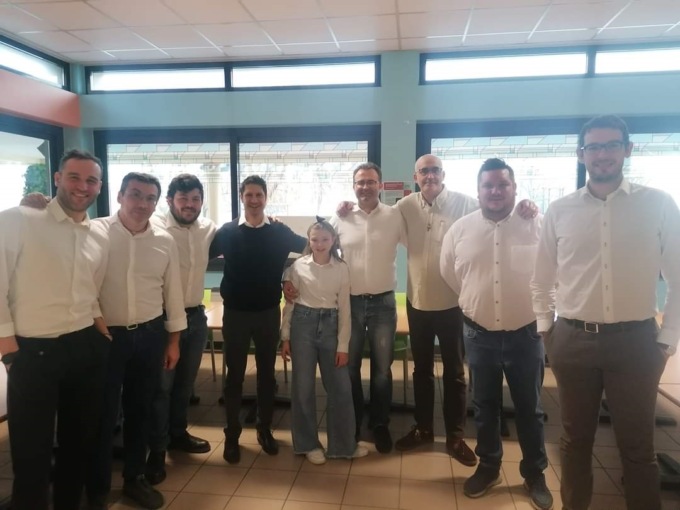 A pranzo con gli anziani in oratorio