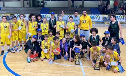 Basket giovanile, gran bel successo a Torre Boldone per SBT Treviglio