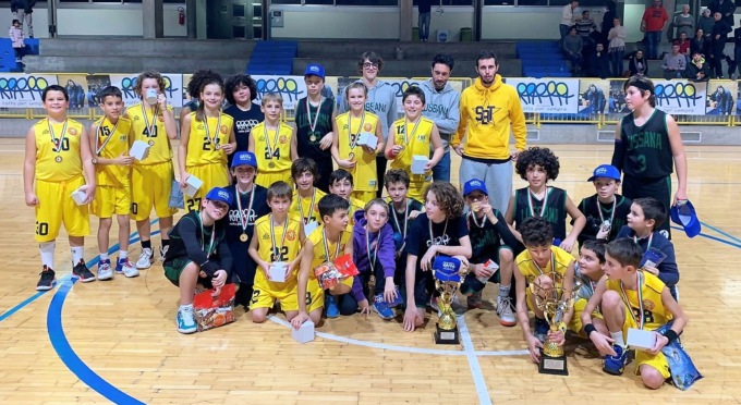 Basket giovanile, gran bel successo a Torre Boldone per SBT Treviglio