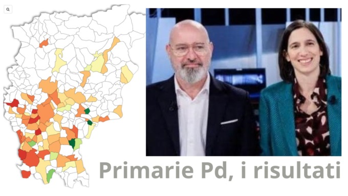 Primarie Pd, i risultati Comune per Comune: valanga Elly Schlein