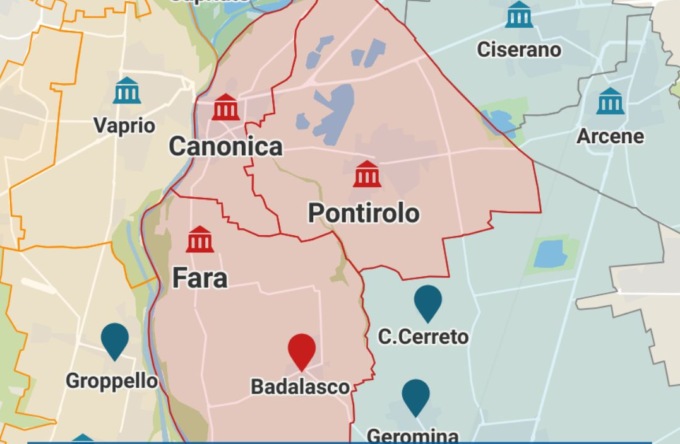 E se Fara d’Adda, Canonica e Pontirolo diventassero un unico, grande Comune?