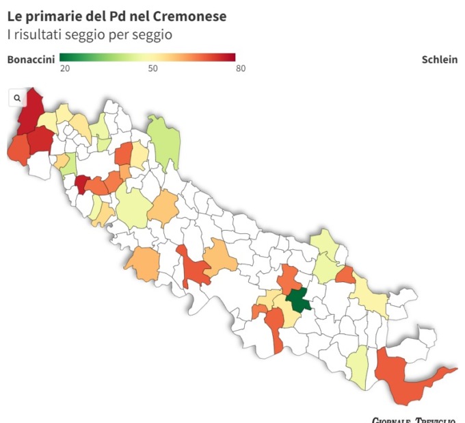 Primarie Pd, i risultati del Cremasco circolo per circolo