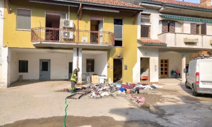 Incendio in un'abitazione, una famiglia senza casa a Caravaggio