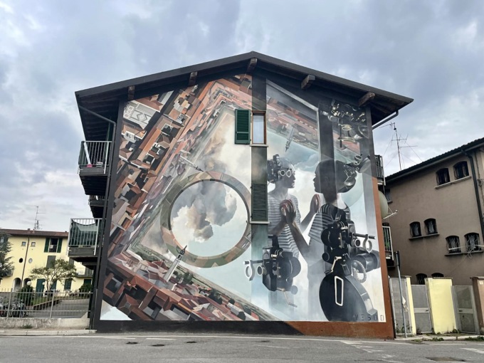 Il tour nella Bassa tra i muri dipinti e street art